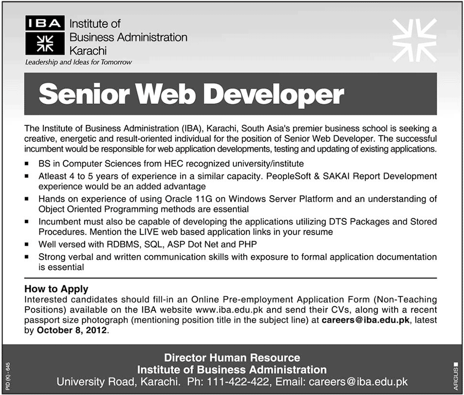 senior web editor jobs
