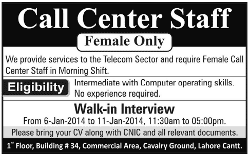 Job Timings CALL Center Jobs In Lahore Facebook, 58% OFF