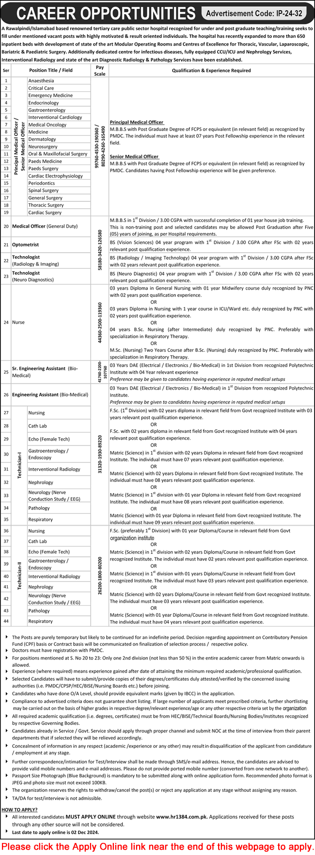 KRL Jobs November 2024 hr1384.com.pk Apply Online Medical Officers, Technicians & Others Latest